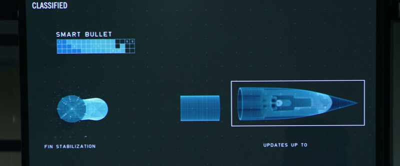 The bullet is capable of readjusting position 30 times a second