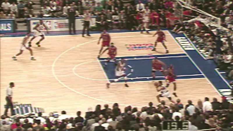 The Bulls are up one with 20 seconds left
