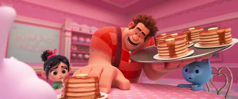 The bunny gets the pancake