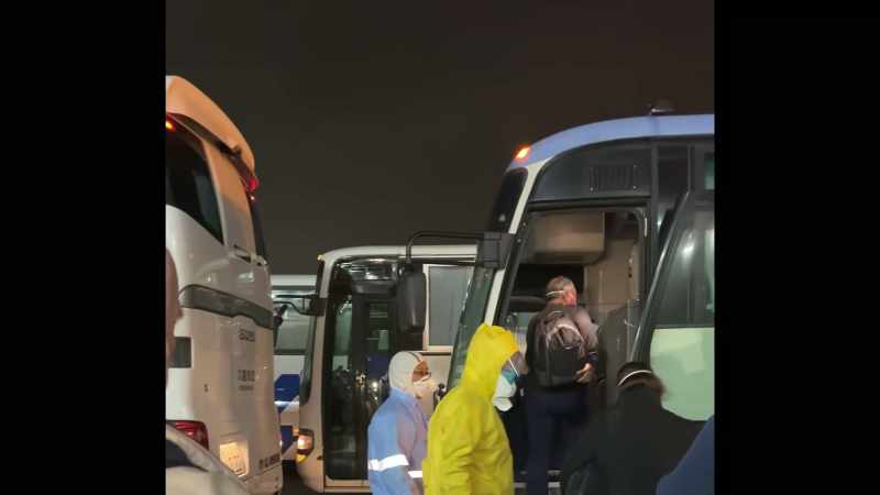 The bus will take you to the airplane