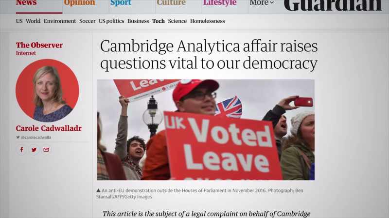 THE CAMBRIDGE ANALYTICA THING QUESTIONS THIS DEMOCRACY