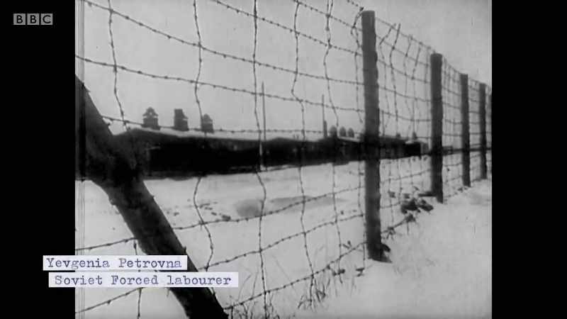 The camp was fenced in with barbed wire, which was electrified