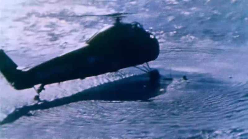 The capsule itself is apparently sinking lower into the water