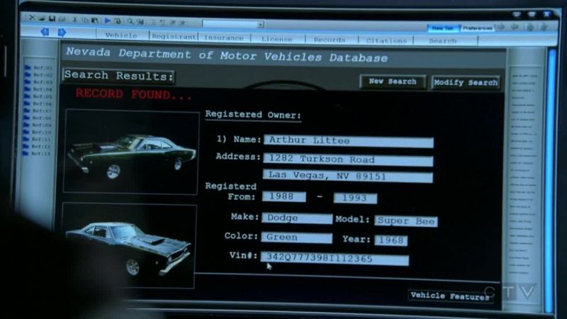 The car is registered
