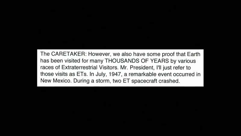The caretaker says, however, we also