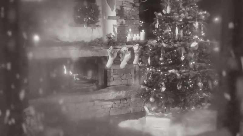 * The carolers are singing *