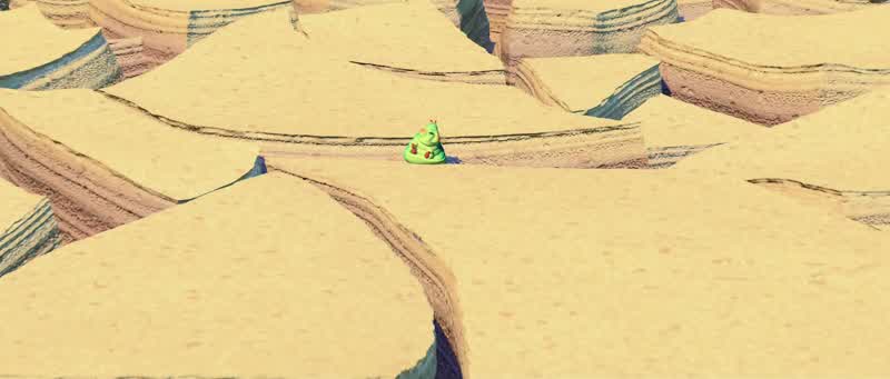 The caterpillar's using himself as live bait How brave