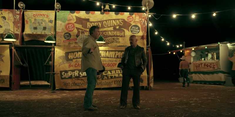 the champ versus the tent boxer