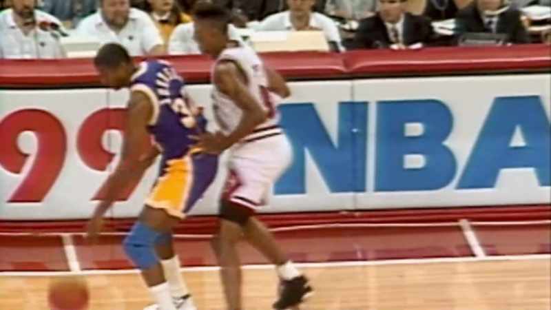 The change of putting Pippen on Magic Johnson