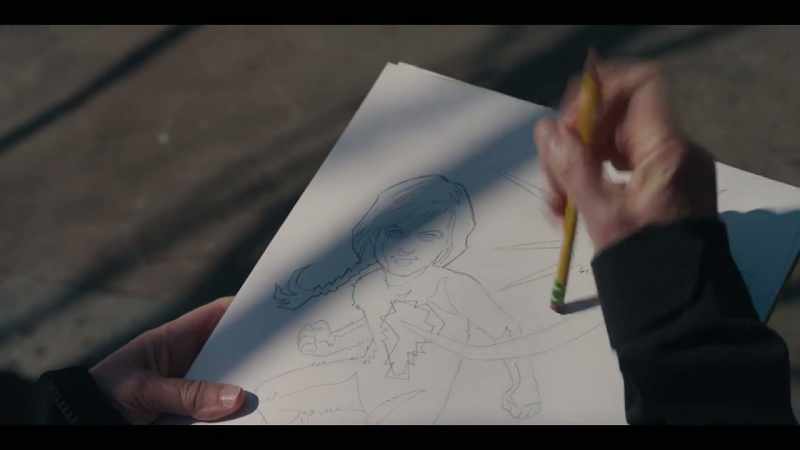 The characters became even more themselves when she drew them