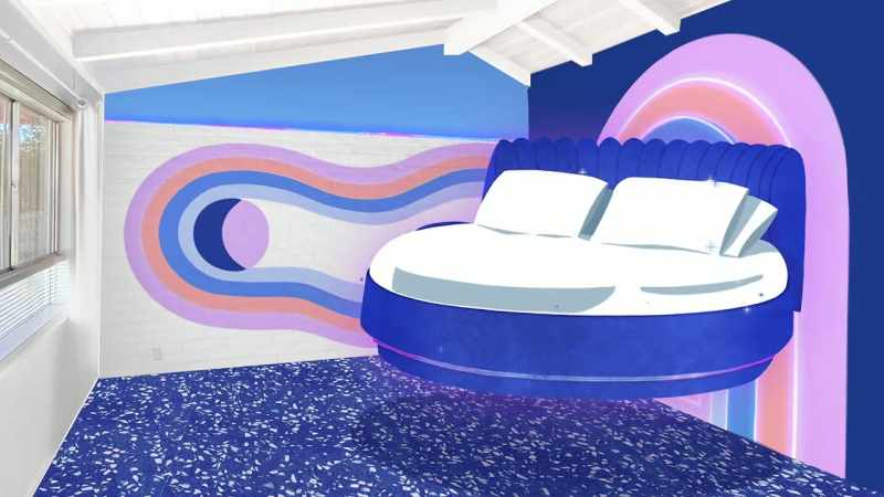 The circular bed will be like a flying saucer