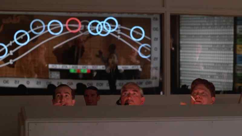 The clock is operating
