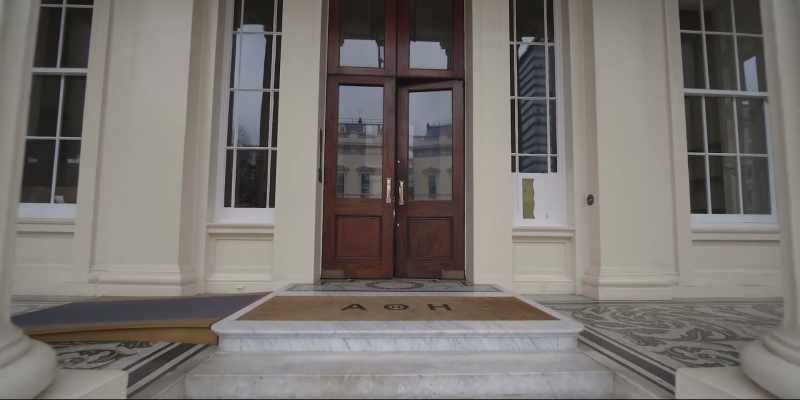 The club built this Grecian temple