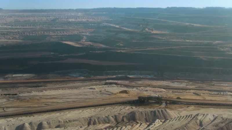 The coal being excavated here