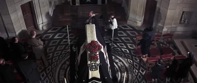 The coffin it has your initials