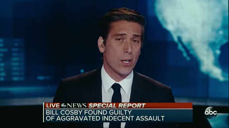 The comedian, now 80, has been found guilty on all counts