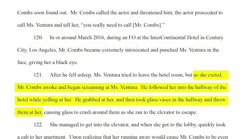 The complaint goes on to say, he grabbed