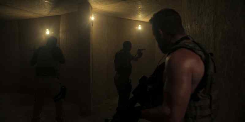 The compound has an escape tunnel