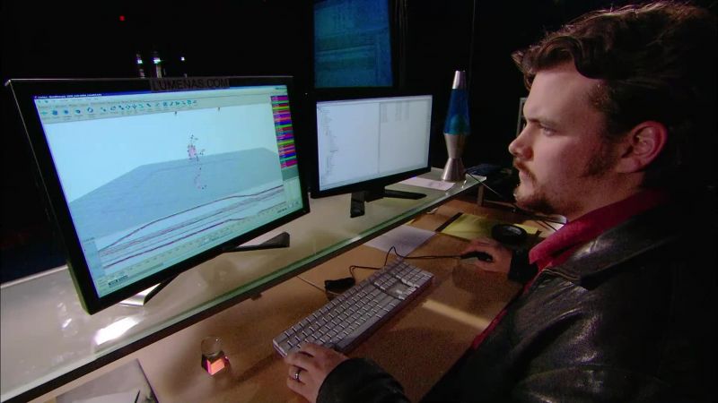 THE COMPUTER ARTIST USES THOSE CAPTURED MOVEMENTS