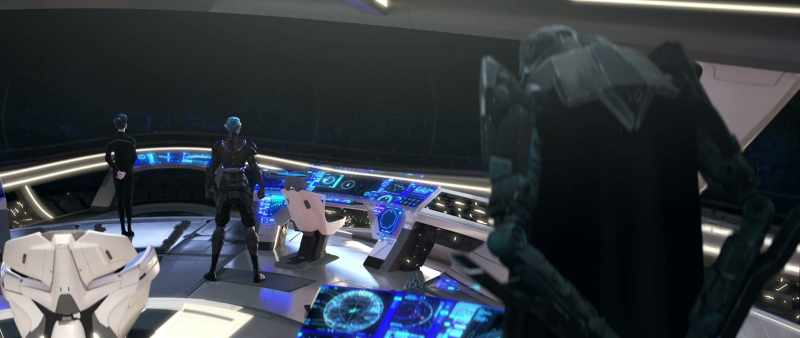 The computer is saying it is not on the ship