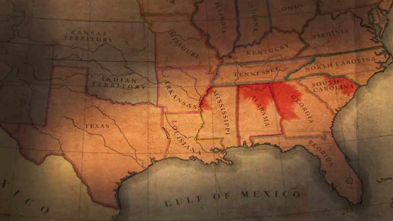 The Confederate government formed