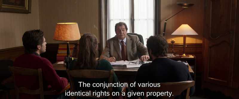 The conjunction of various identical rights on a given property