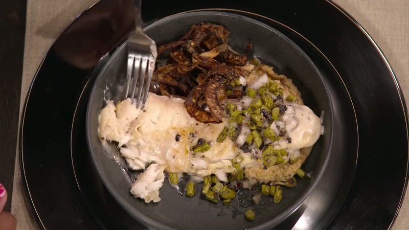 The cook on the, uh, tilapia is nice
