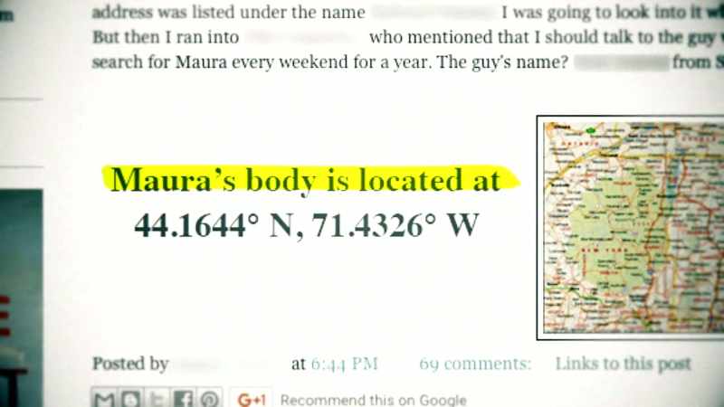 The coordinates that Tim and Lance told me about