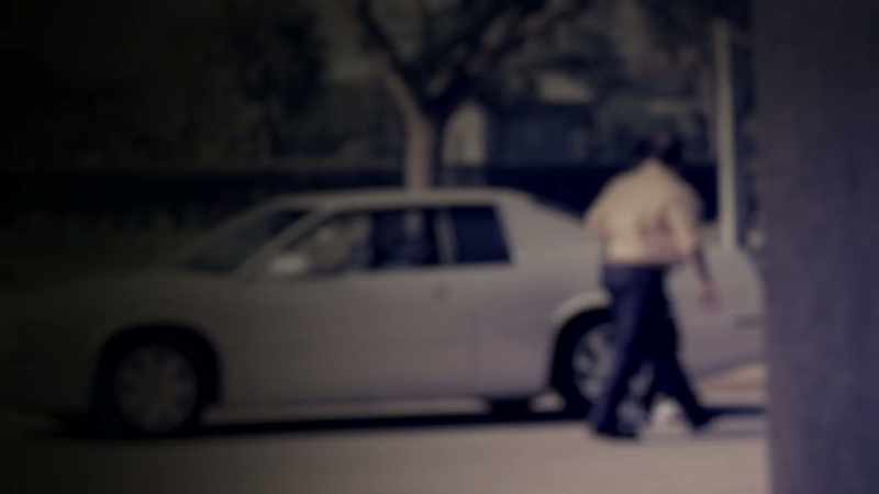 The cop put him in the back of his cruiser
