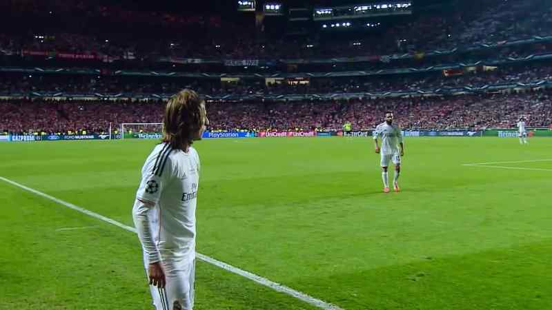 The corner shot you took allowing Sergio Ramos to score