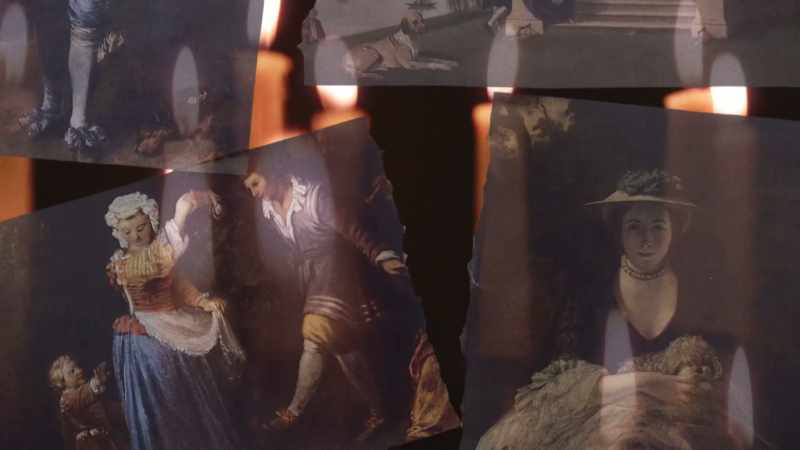 The costumes were all copied from paintings