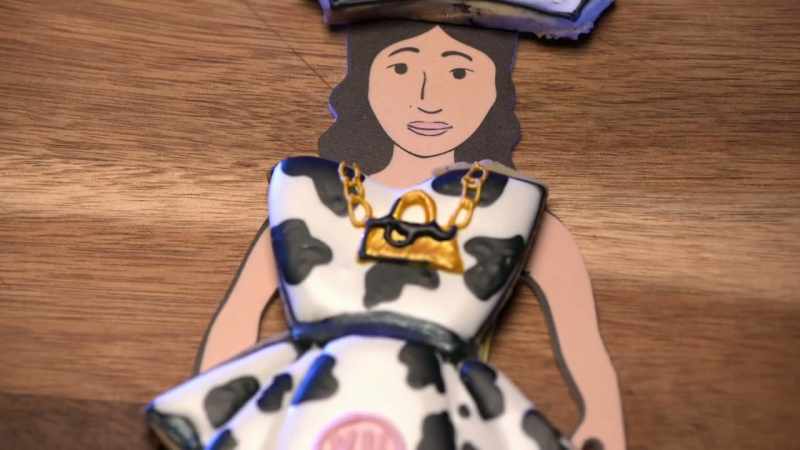 The cow cookie costume is... -[laughing]