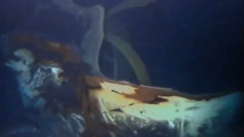 The crew members are there, inside this intact compartment