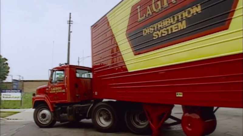 The crush was so intense, a refrigerated truck