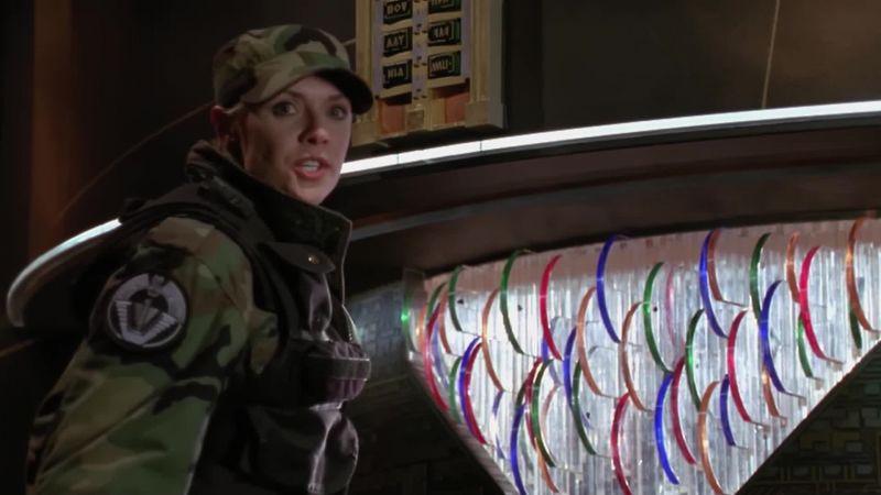The crystals are protected by a force shield!