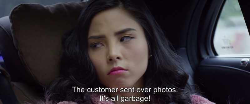 The customer sent over photos. It's all garbage!