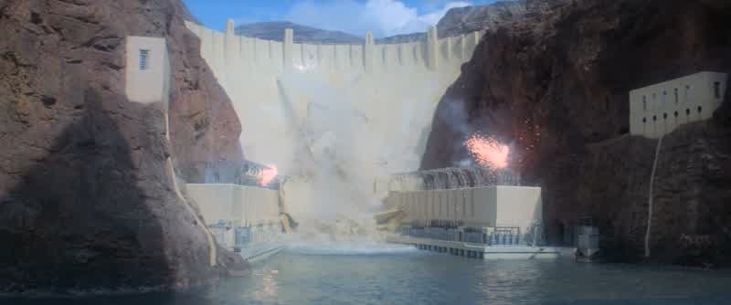 The dam burst!
