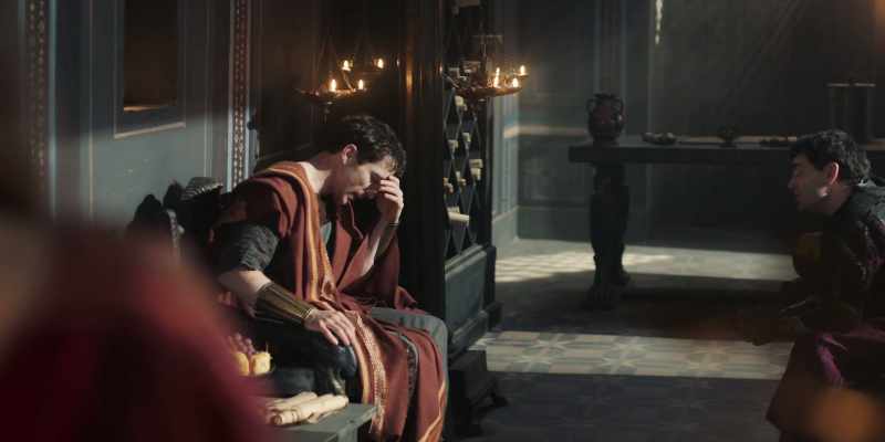 The day before the battle at Actium