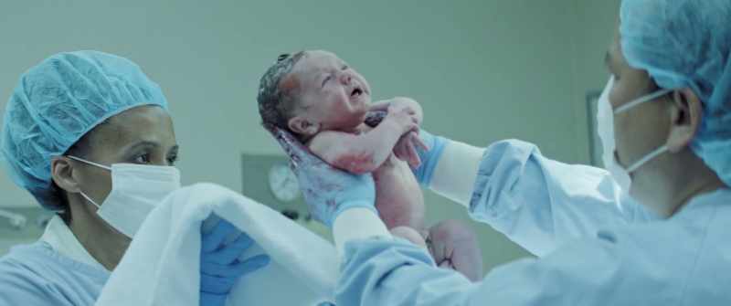 The day you were both born, five babies