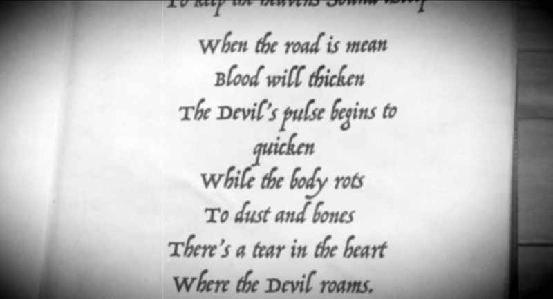 The Devil's pulse begins to quicken