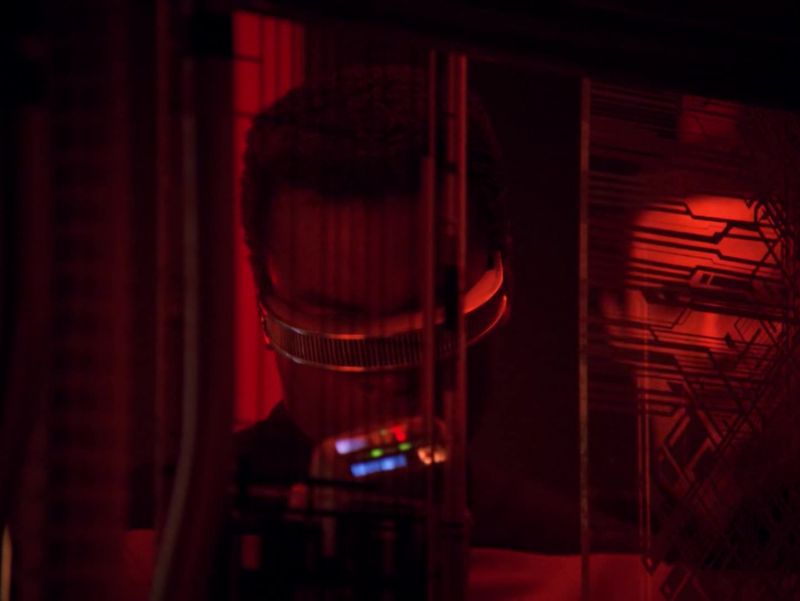 The dilithium chamber shows no anomalous readings