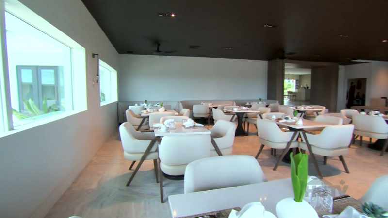 The dining room has had a huge transformation