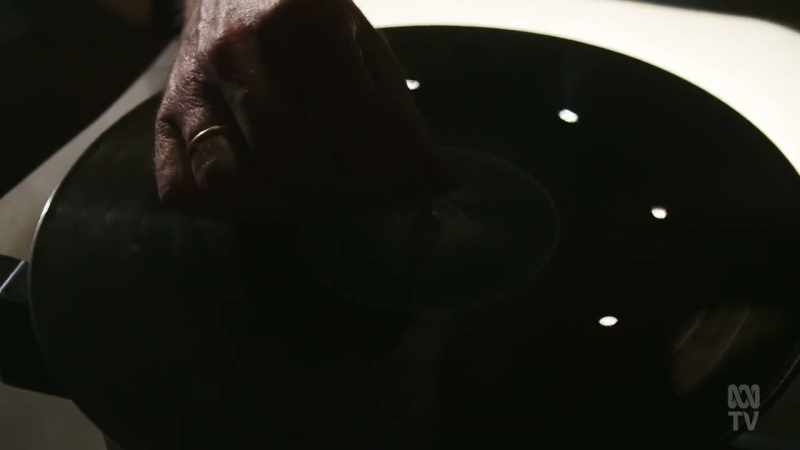 The disc has holes in it