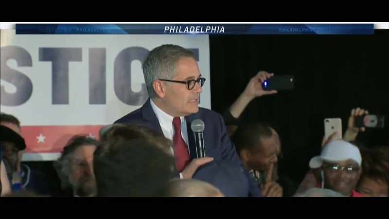 The district attorney's campaign was modeled