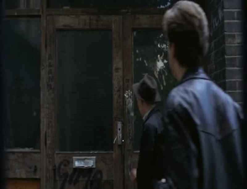 The door's closed, not locked