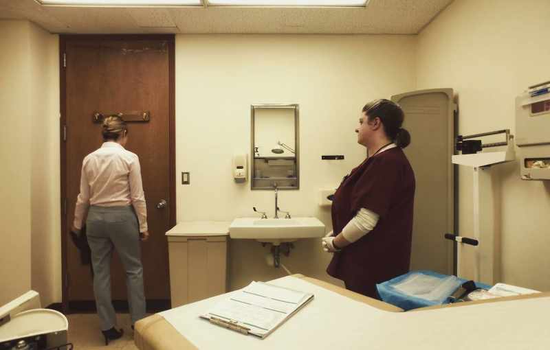 The door's locked. - For your privacy