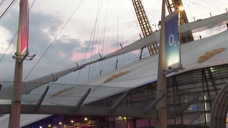 The doubles match at the Laver Cup