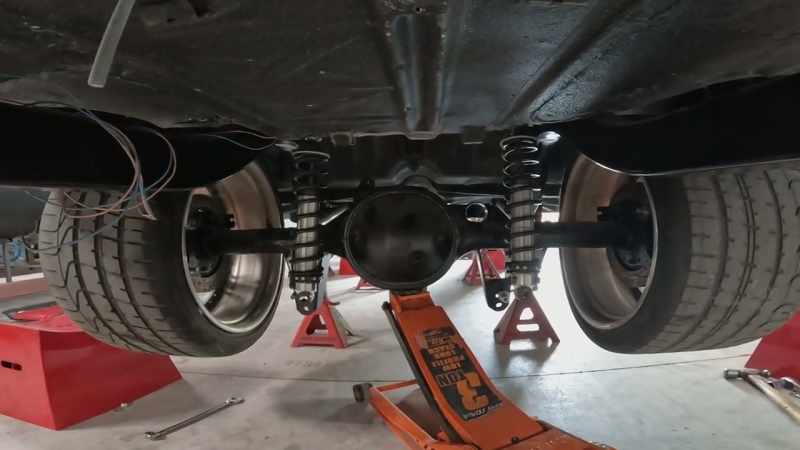 The drivetrain lined up with the rear end is very important
