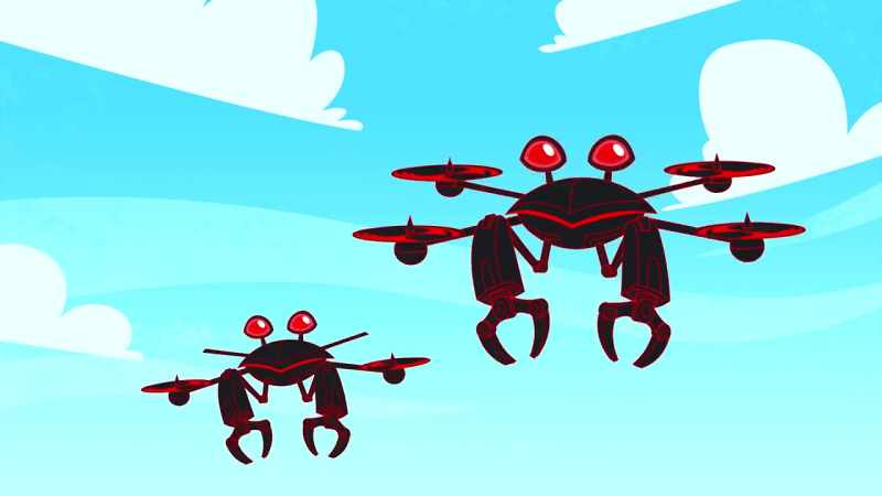 The drones are catching up!