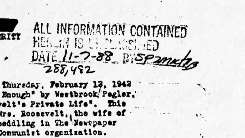 The earliest document in it is from 1924